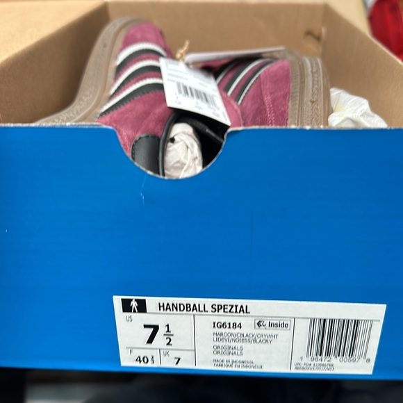 adidas Handball Spezial Maroon NWT - Picture 3 of 3